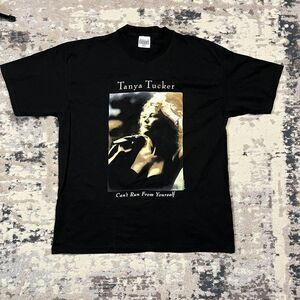 1993 Vintage Tanya Tucker Can't Run from Yourself Concert D/S T-Shirt Size XL